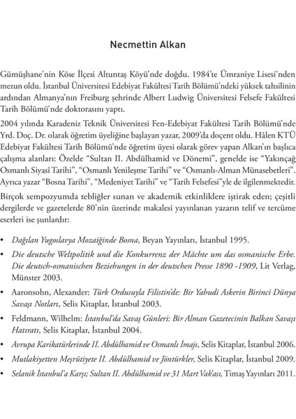 Selanik'İn Yükselişi Jön Türkler Andülhamide Karşı-Necmettin Alkan