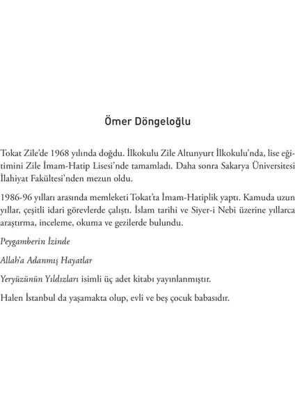 Peygamberimizin Dostları-Ömer Döngeloğlu indirimleri