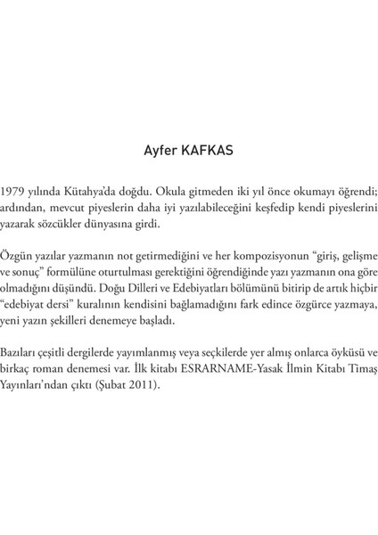 Kayıp Ruhun Zindanı: Esrarname 2 - Ayfer Kafkas