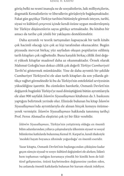Kısa Türkiye Tarihi - Kemal H. Karpat