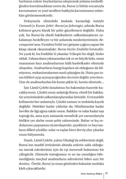 Osmanlı'yı Kuran Şehir / Bursa'ya Şehrengiz