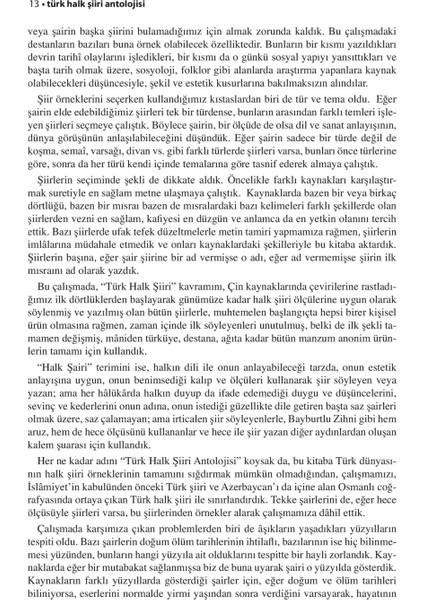 Türk Halk Şiiri Antolojisi - Ali Çelik