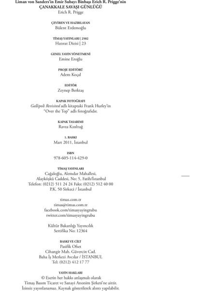 Çanakkale Savaşı Günlüğü - Gün Gün Saat Saat Çanakkale-İsmail Bilgin fırsatları