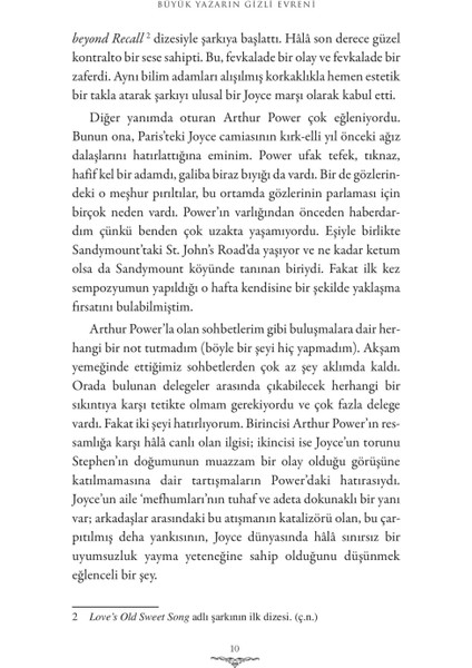 James Joyce Büyük Yazarın Gizli Evreni - Arthur Power