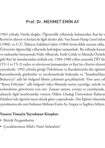 Çocuklarımıza Allah'ı Nasıl Anlatalım? - Mehmet Emin Ay indirimleri