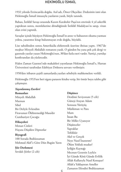 His ve Fikir - Hekimoğlu İsmail