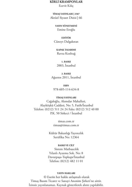 Kirli Kramponlar - Ecevit Kılıç fırsatları