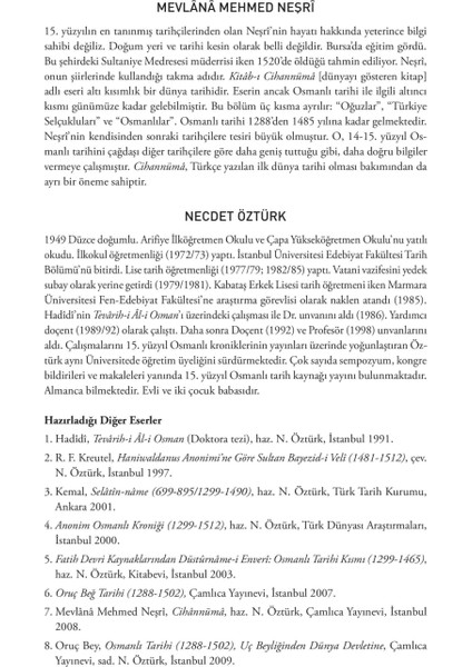 Aşiretten İmparatorluğa Osmanlı Tarihi (1288-1485) - Mevlana Mehmed Neşri