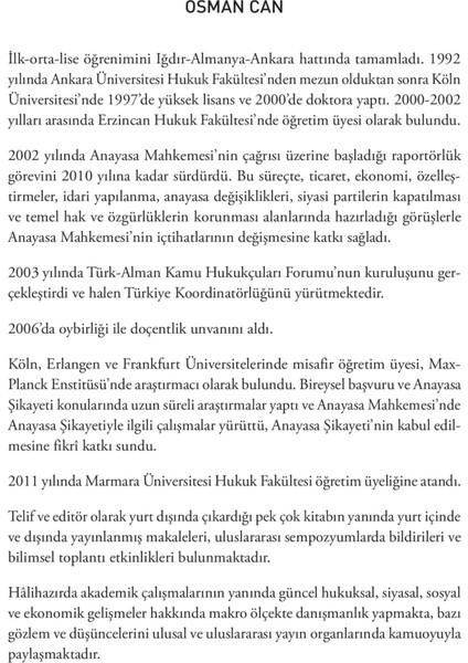 Yol Ayrımında: Statükodan Önce Son Çıkış - Osman Can