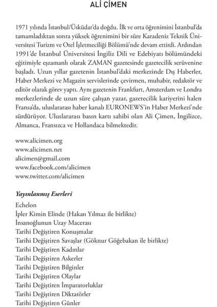 Tarihi Değiştiren Gizli Servisler - Ali Çimen