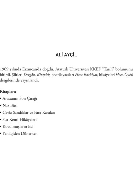 Yenilgiden Dönerken - Ali Ayçil
