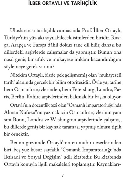 Tarihin Gölgesinde - İlber Ortaylı