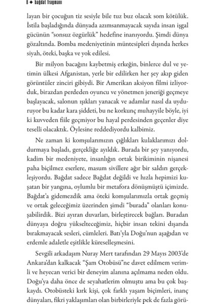 Bağdat Fragmanı - Yıldız Ramazanoğlu