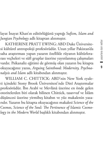 Sufi Öğretisinde İnsan ve İnsan Psikolojisi - Cevad Nurbahş