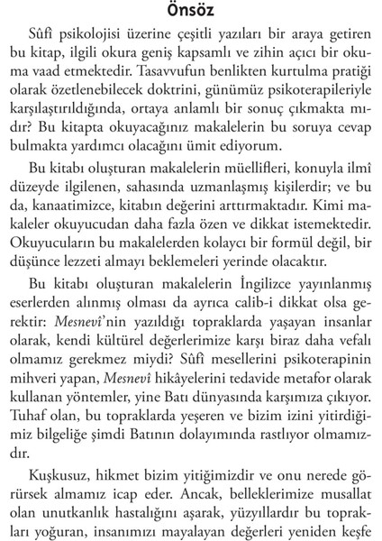 Sufi Öğretisinde İnsan ve İnsan Psikolojisi - Cevad Nurbahş