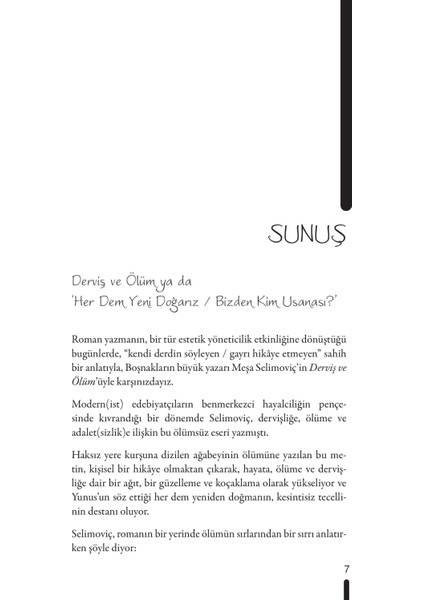 Derviş Ve Ölüm - Meşa Selimoviç