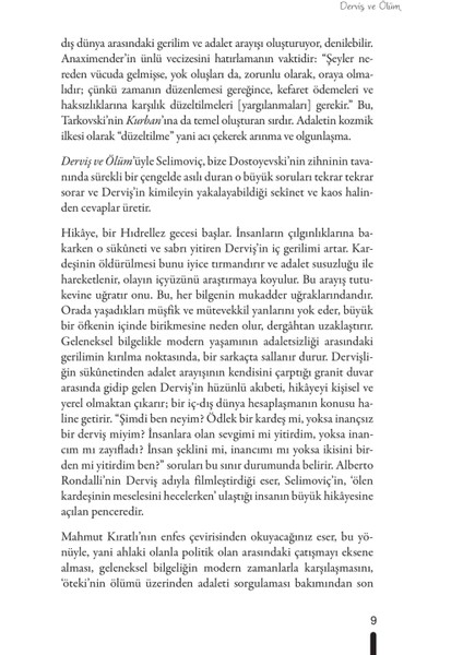 Derviş Ve Ölüm - Meşa Selimoviç