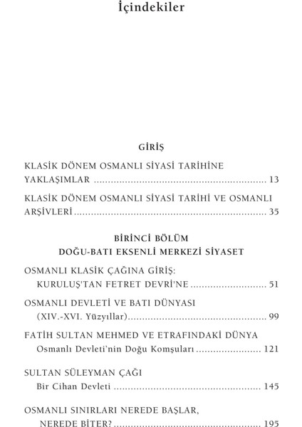 Osmanlı Klasik Çağında Siyaset
