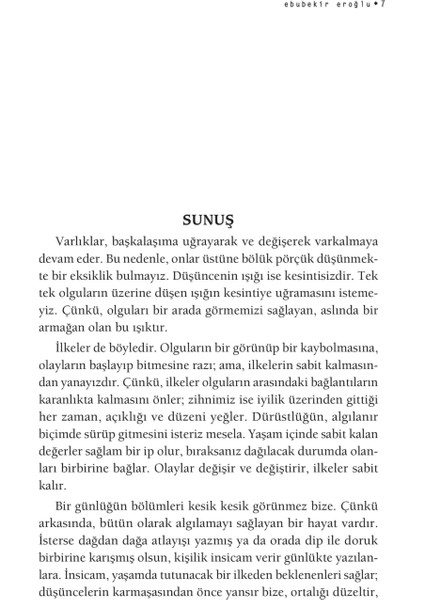 Sabit Ve Değişken-Ebubekir Eroğlu