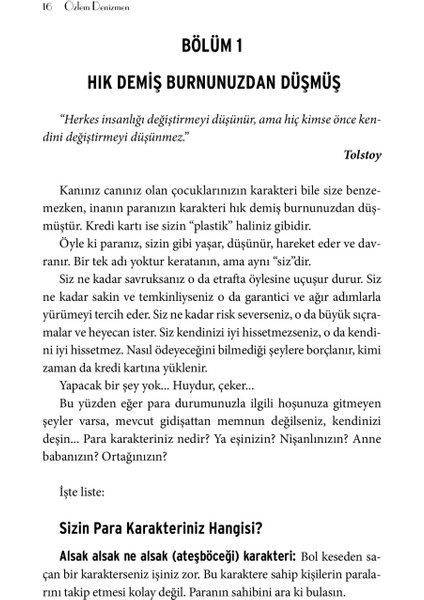 Kartlarınla Mucize Yarat-Özlem Denizmen
