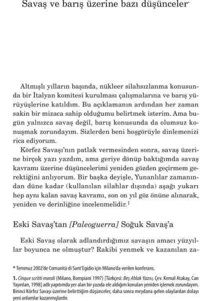 Yengeç Adımlarıyla, Sıcak Savaşlar ve Medyatik Popülizm - Umberto Eco