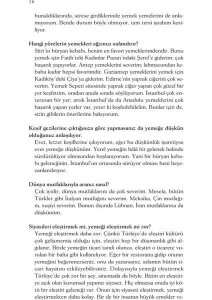 Yemek Sırları-Mehmet Yaşin
