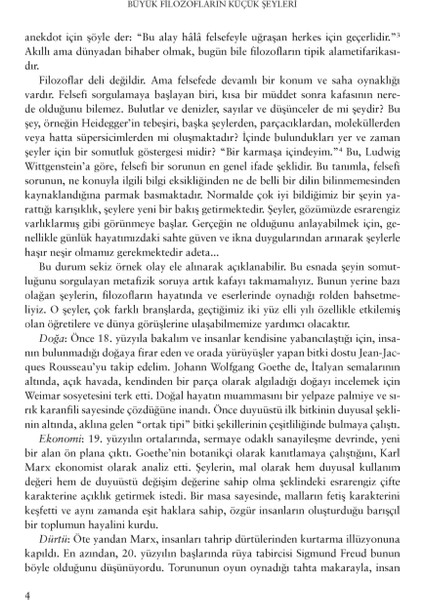 Büyük Filozofların Küçük Şeyleri-Manfred Geier