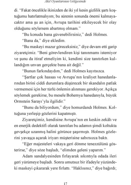 Sherlock Holmes: Akıl Oyunlarının Gölgesinde - Sir Arthur Conan Doyle