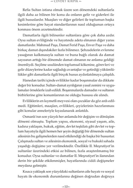 Haremin Son Yüzyılı: Sultanlar Ve Damatlar-Cevdet Kırpık