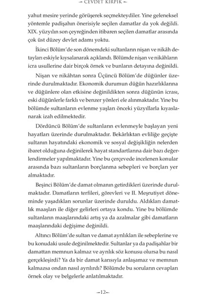 Haremin Son Yüzyılı: Sultanlar Ve Damatlar-Cevdet Kırpık
