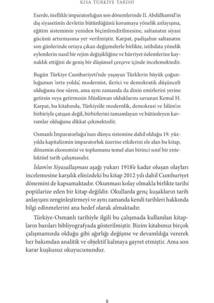 Kısa Türkiye Tarihi - Kemal H. Karpat