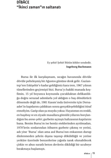 Osmanlı'yı Kuran Şehir / Bursa'ya Şehrengiz