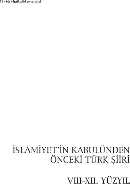 Türk Halk Şiiri Antolojisi - Ali Çelik