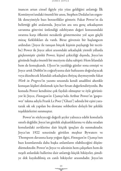 James Joyce Büyük Yazarın Gizli Evreni - Arthur Power