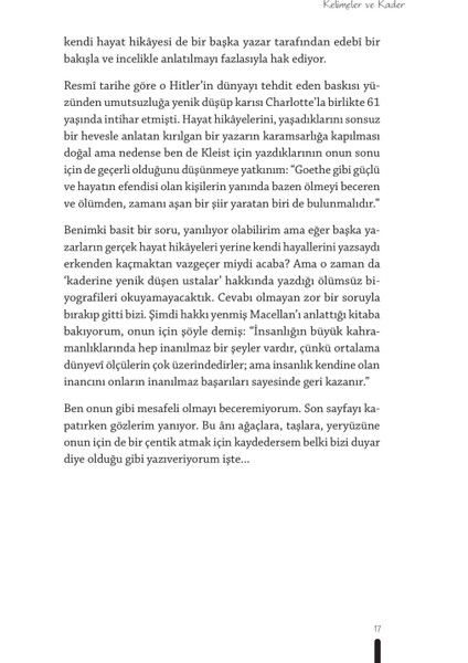 Kelimeler ve Kader - Esra Yalazan
