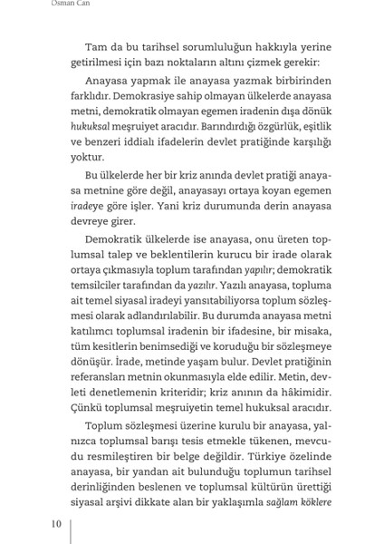 Yol Ayrımında: Statükodan Önce Son Çıkış - Osman Can