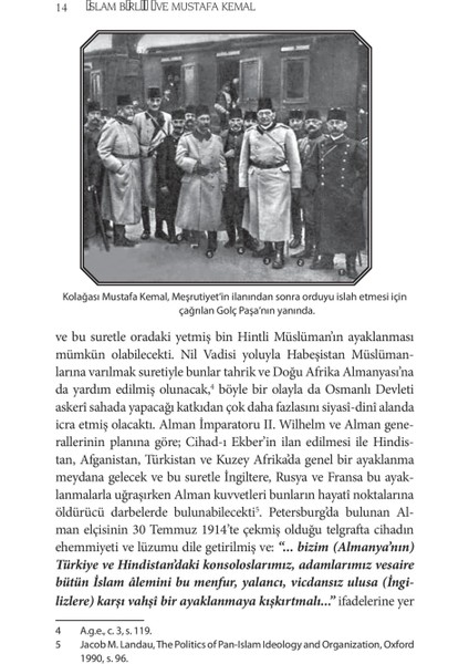 İslam Birliği Ve Mustafa Kemal
