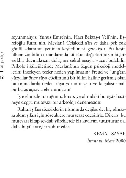 Sufi Öğretisinde İnsan ve İnsan Psikolojisi - Cevad Nurbahş