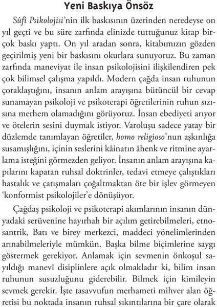 Sufi Öğretisinde İnsan ve İnsan Psikolojisi - Cevad Nurbahş