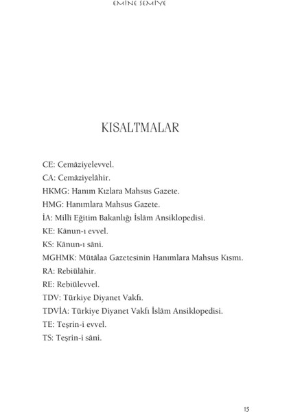 Emine Semiye - Şefika Kurnaz