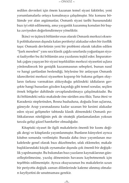 Osmanlı Klasik Çağında Siyaset