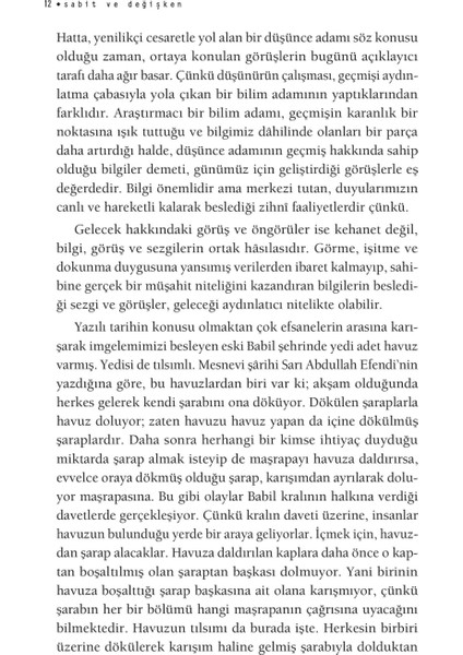 Sabit Ve Değişken-Ebubekir Eroğlu