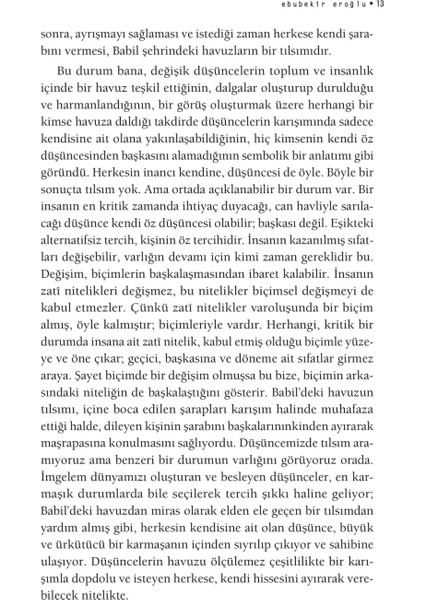 Sabit Ve Değişken-Ebubekir Eroğlu
