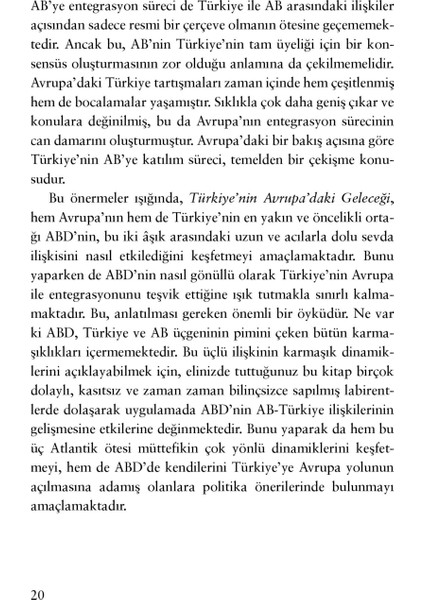 Türkiye'Nin Avrupa'Daki Geleceği - (Abd - Ab - Ortadoğu Üçgeninde Türkiye'Nin Yeri)-Nathalie Tocci