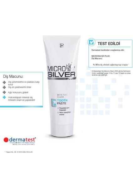 Lr Micro Silver Plus Diş Macunu