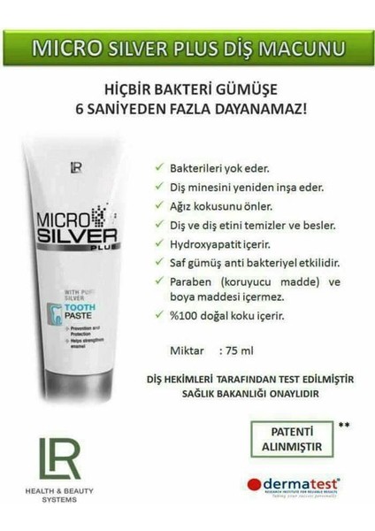 Lr Micro Silver Plus Diş Macunu