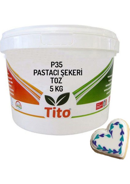 P35 Toz Pastacı Şekeri Toz Icing Sugar Confectioners Sugar 5 kg