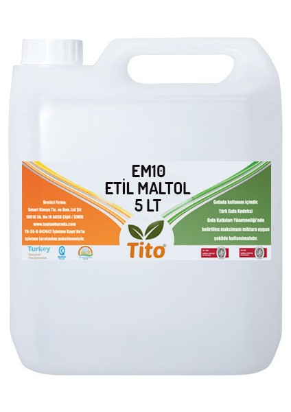 EM10 Sıvı Etil Maltol 5 lt