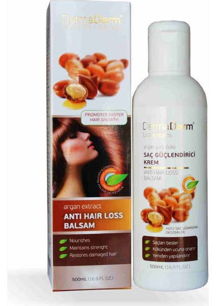 Argan Yağı Özlü Bitkisel Saç Bakım Kremi 500 Ml