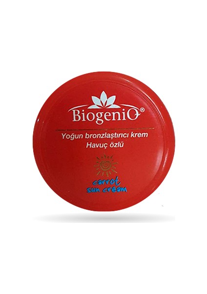 Yoğun Bronzlaştırıcı Krem Havuç Özlü